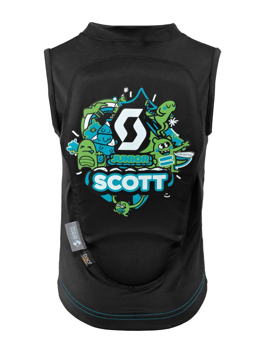 Scott Soft Actifit Junior Vest, Black/Green - Bild 2