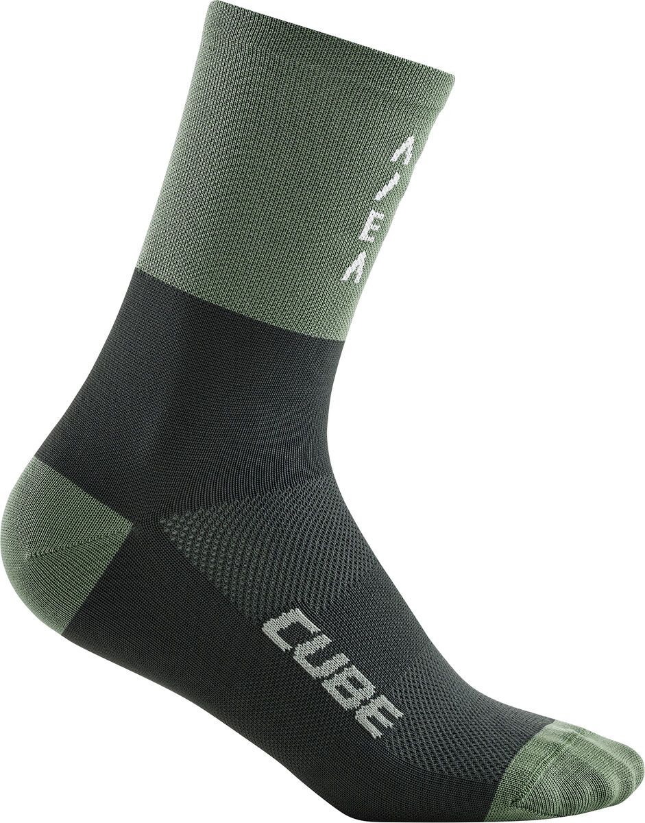 Cube Socke High Cut ATX, grey´n´olive - Bild 1