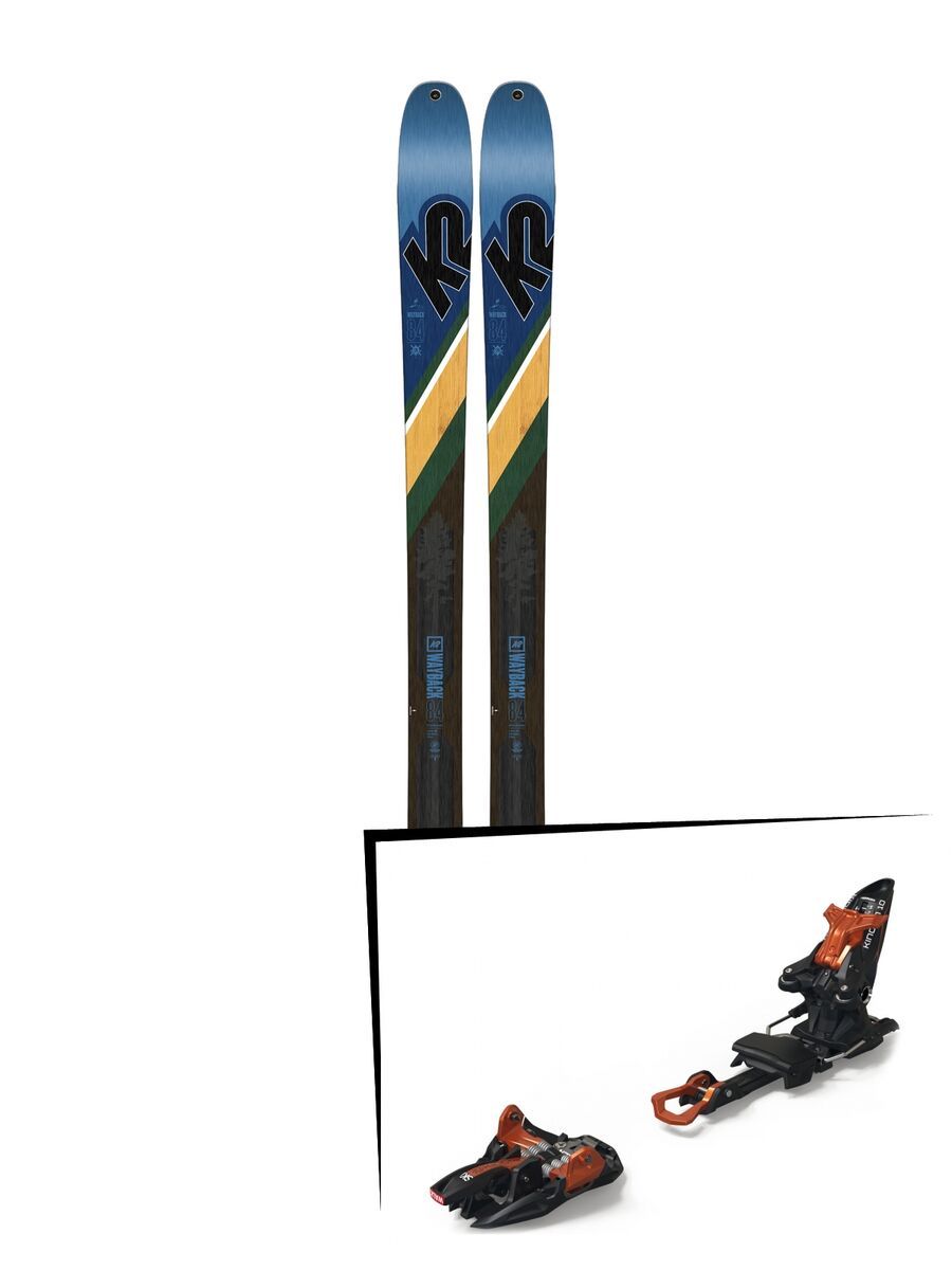 Set: K2 SKI Wayback 84 2019 + Marker Kingpin 10 black/copper - Bild 1