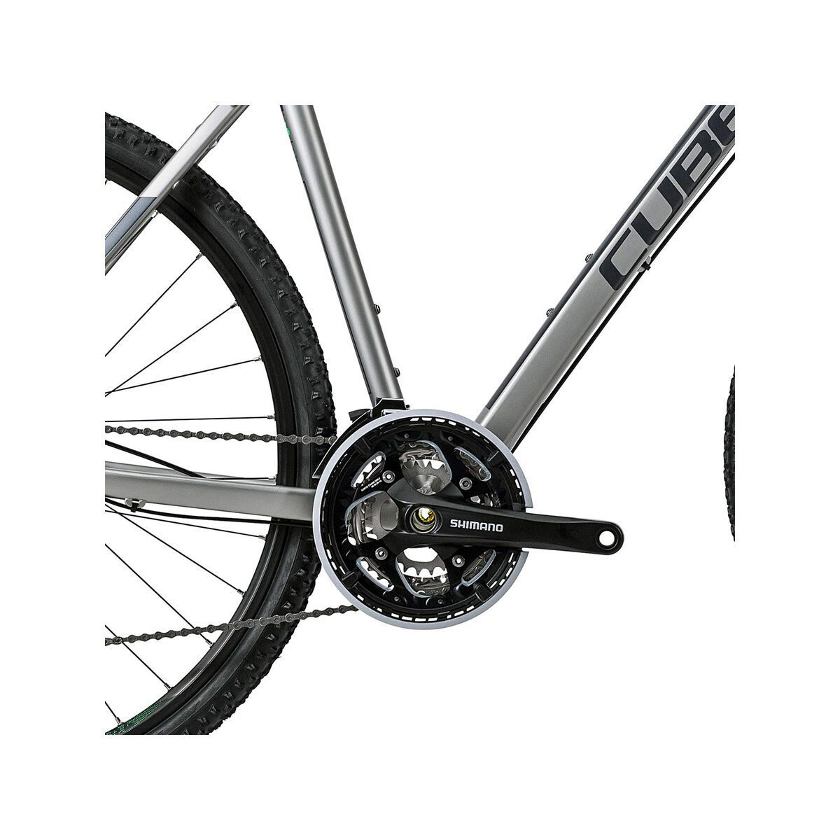 Cube Cross Pro, silver grey green - Bild 3