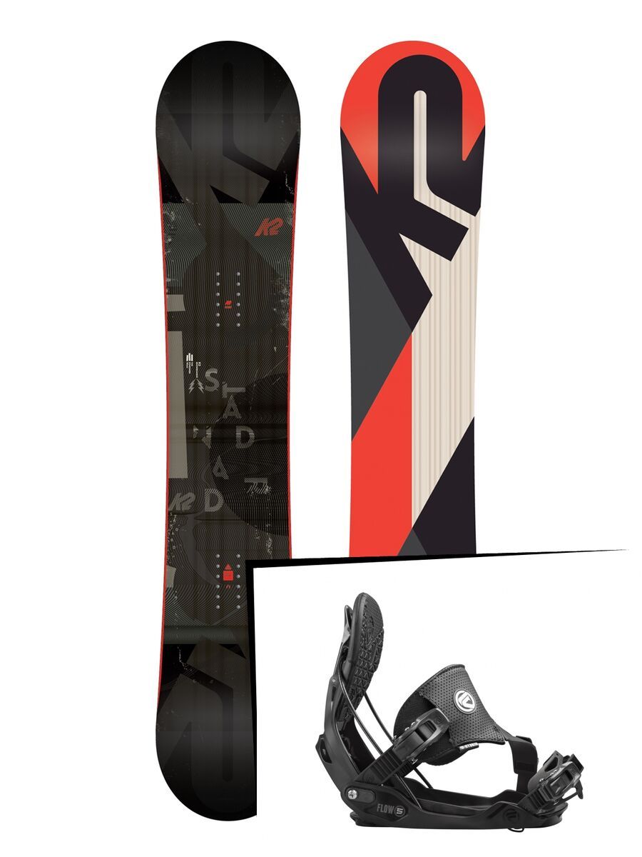 Set: K2 Standard Wide 2018 + Flow Five Hybrid black - Bild 1