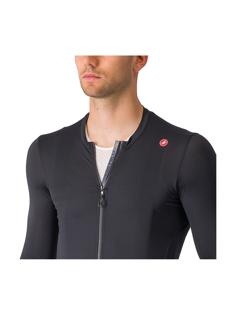 Castelli Espresso LS Jersey, light black/dark gray - Bild 4