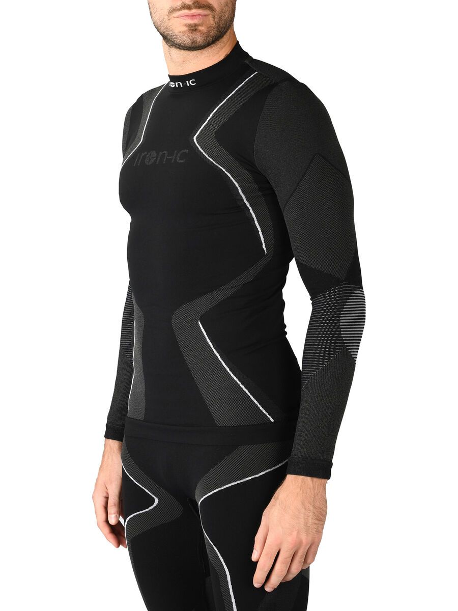 Iron-ic Long-Sleeve T-Shirt Performance 3DN - Man, black - Bild 4