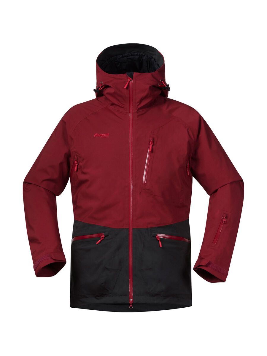 Bergans Myrkdalen Insulated Jacket, burgundy/solid charcoal - Bild 1
