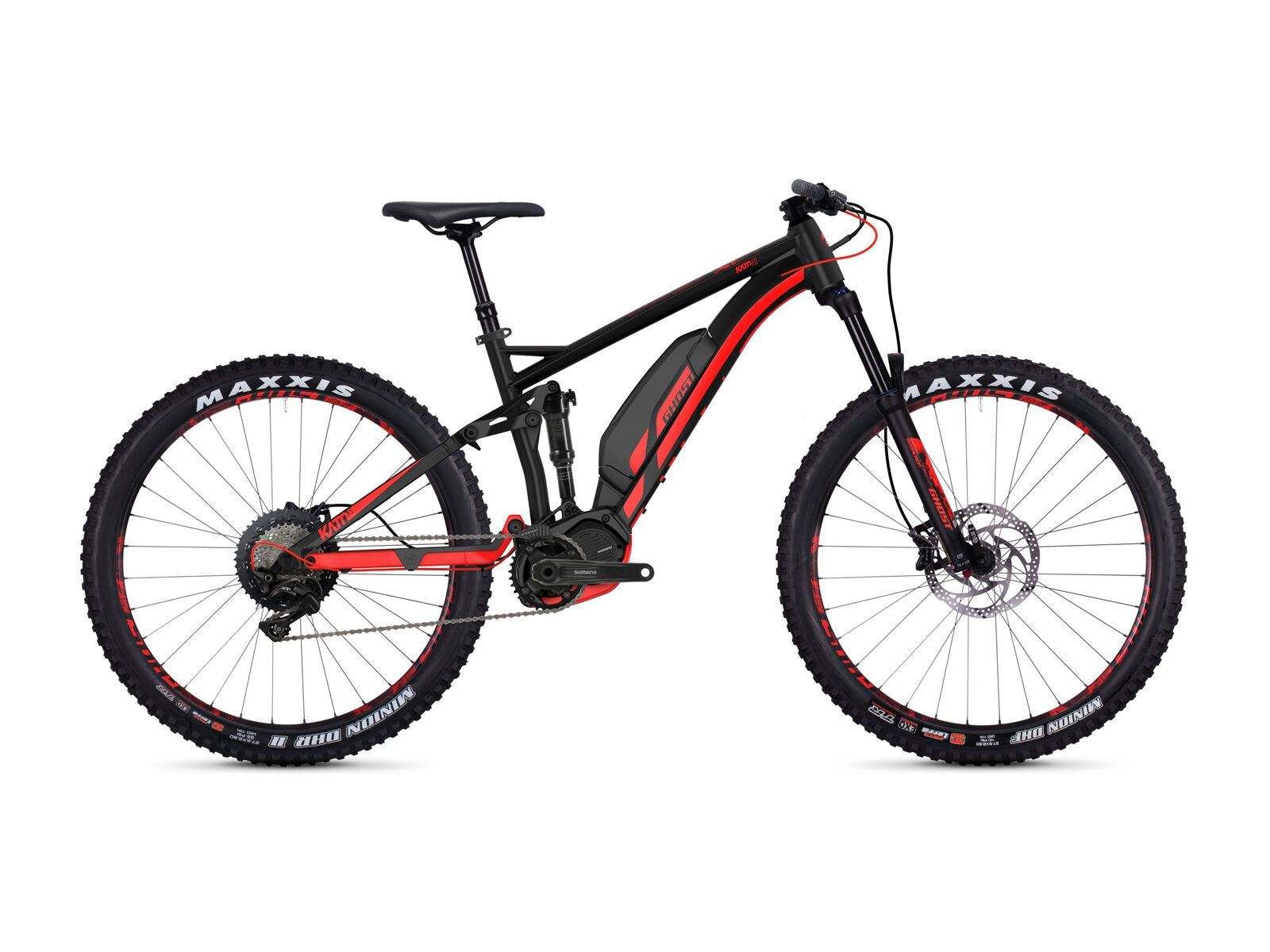 Ghost Hybride Kato FS S4.7+ AL, night black/neon red - Bild 1