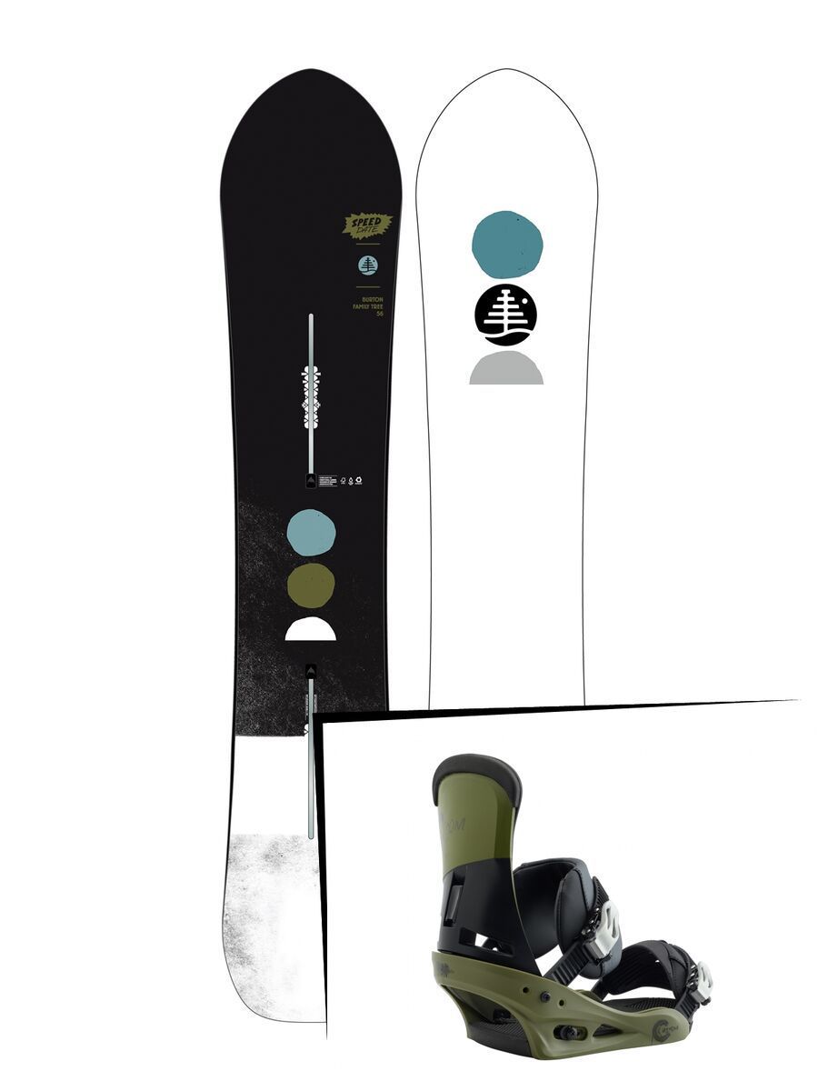 Set: Burton Family Tree Speed Date 2019 + Burton Custom true grit - Bild 1