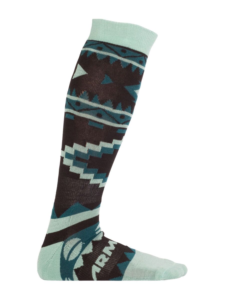 Armada Double Diamond Merino Sock, black - Bild 1