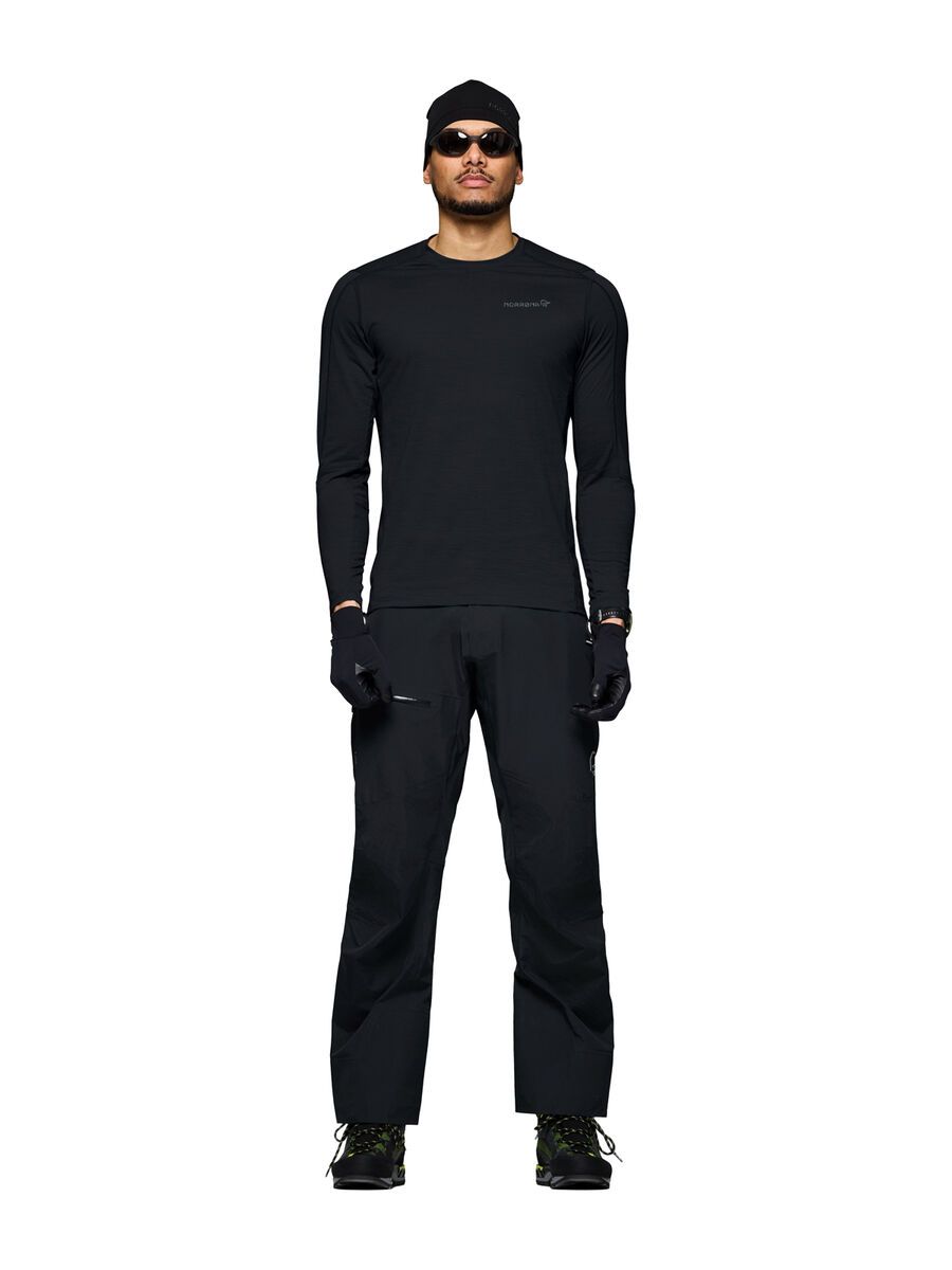 Norrona falketind equaliserUll Long Sleeve M's, caviar black - Bild 4
