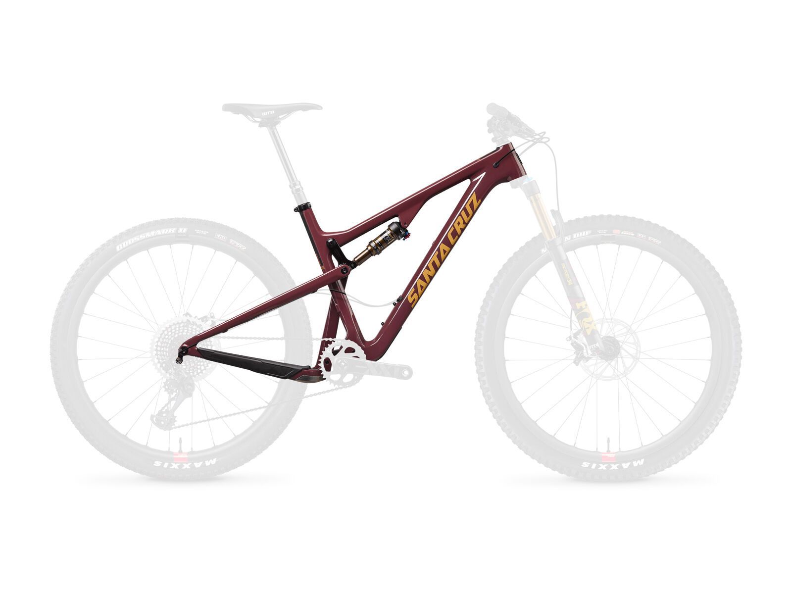 Santa Cruz Tallboy CC Frameset, oxblood and tan - Bild 1