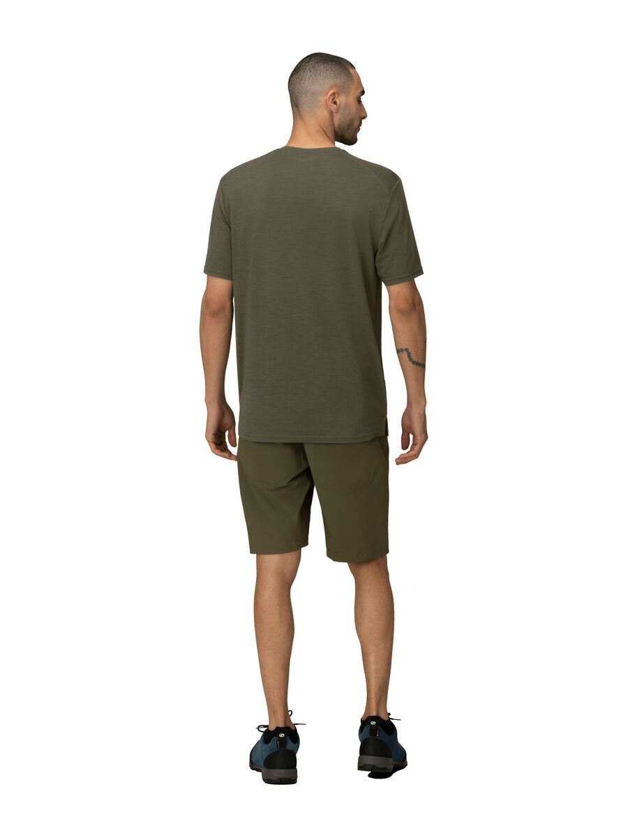 Norrona femund equaliser merino T- Shirt M's, olive night - Bild 4