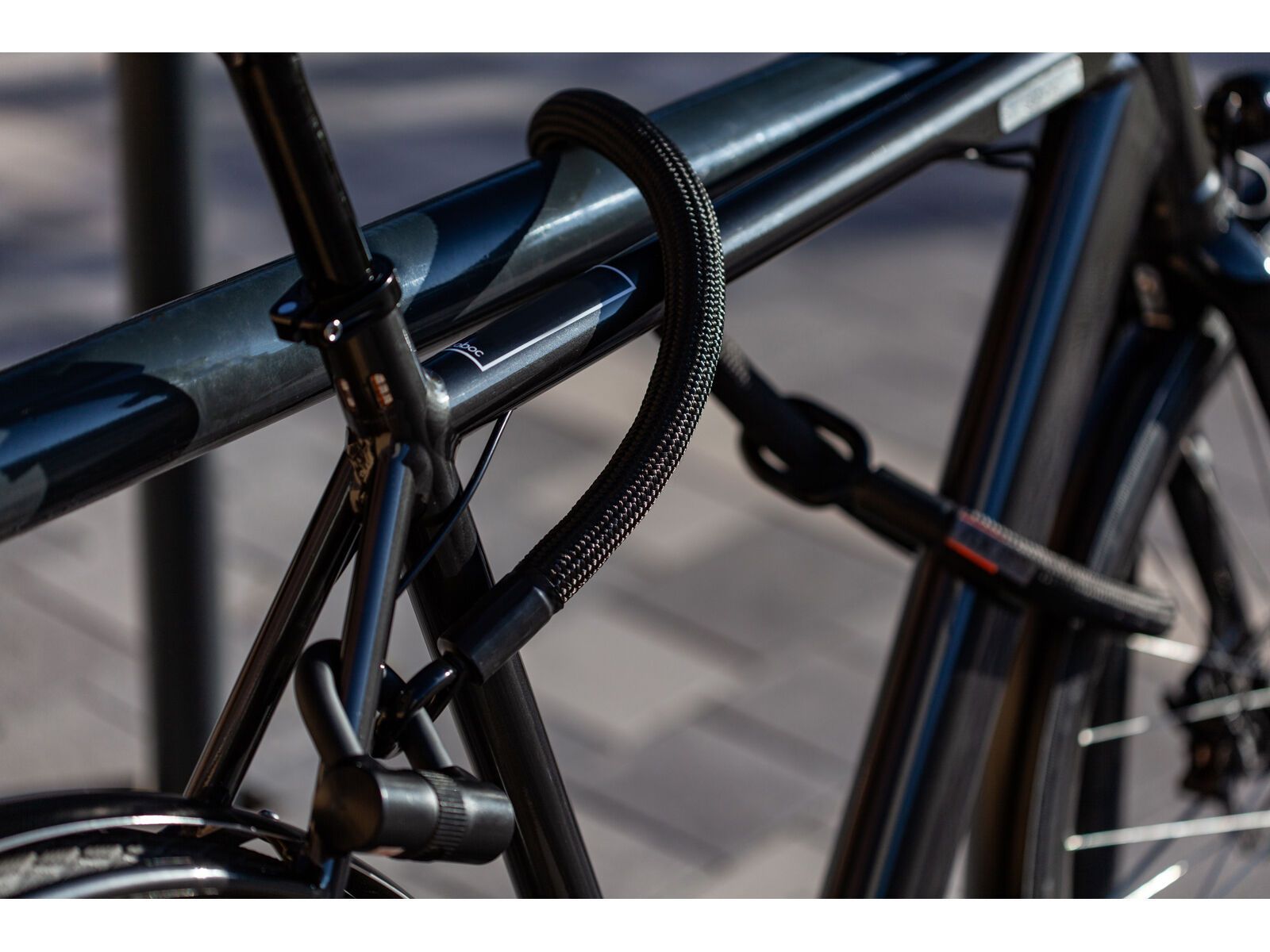 Tex-Lock Eyelet M 120 cm + U-Lock, black - Bild 15