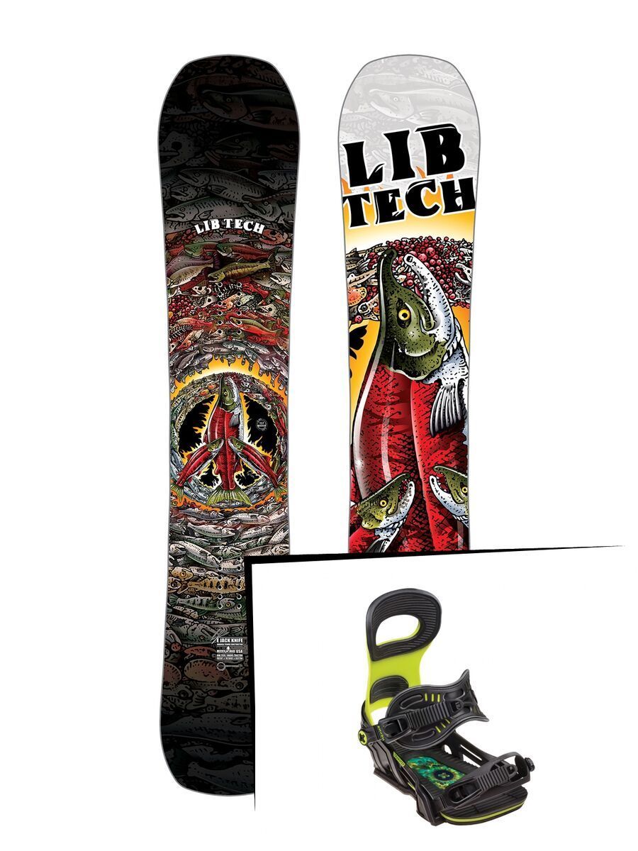 Set: Lib Tech EJack Knife 2019 + Bent Metal Transfer (2260307S) - Bild 1