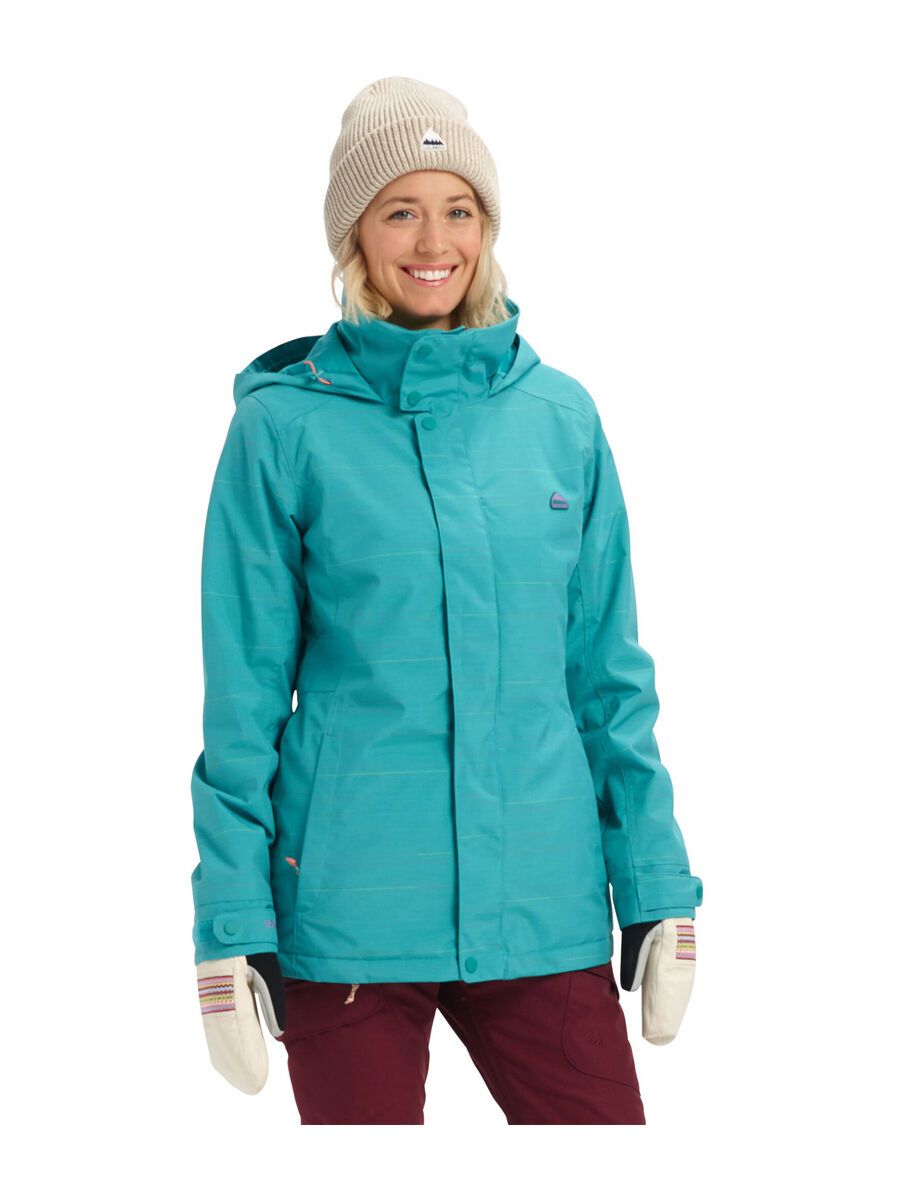 Burton Women's Jet Set Jacket, green-blue space dye - Bild 4