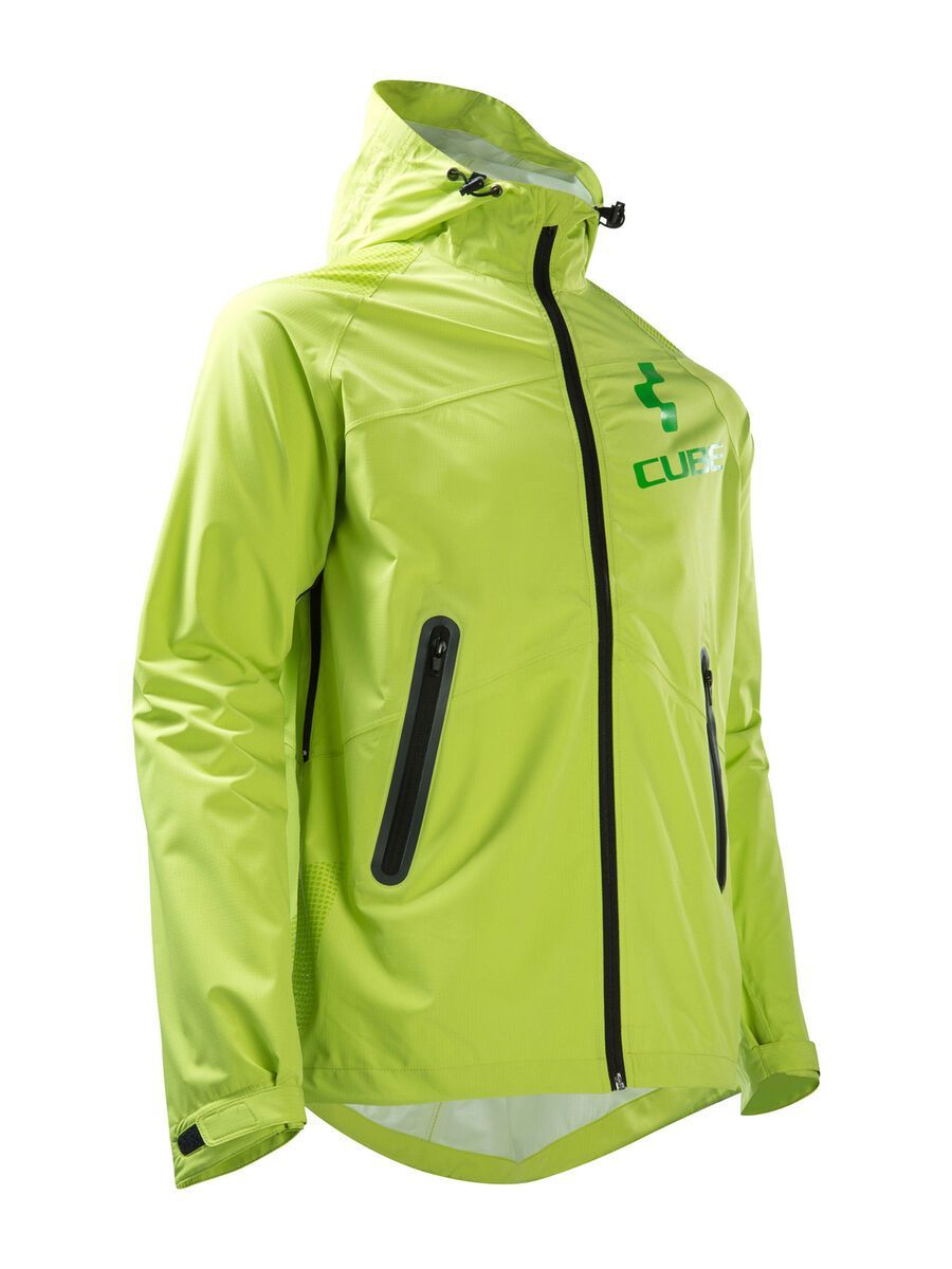 Cube AM Regenjacke, lime - Bild 1