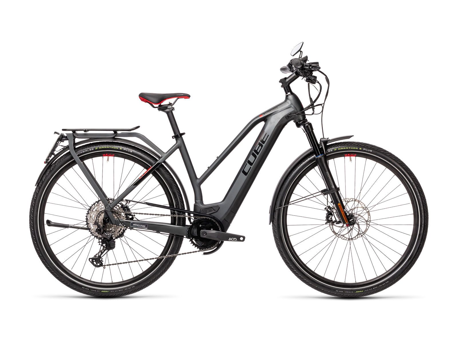 Cube Kathmandu Hybrid 45 Trapeze, iridium´n´red - Bild 1