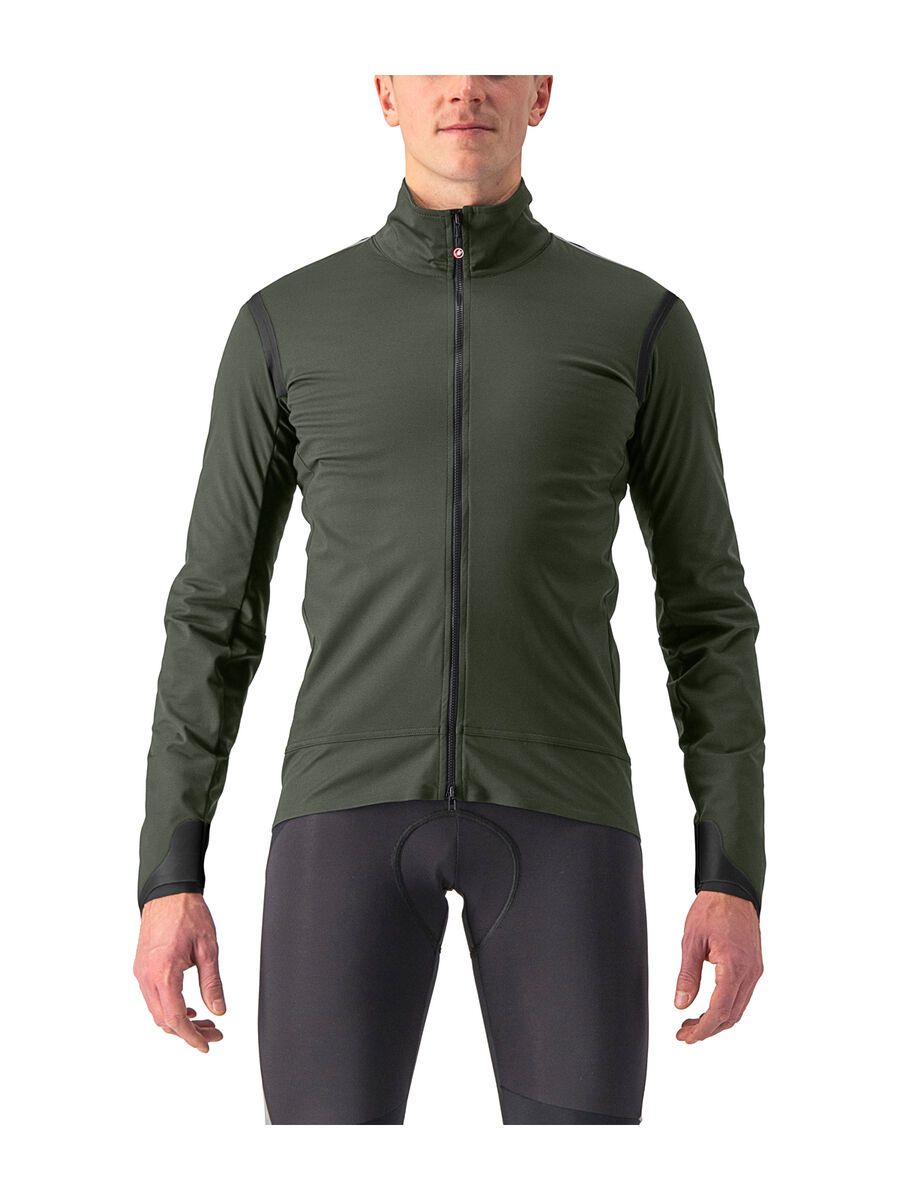 Castelli Alpha Ultimate Insulated Jacke, military green/black-electric - Bild 1
