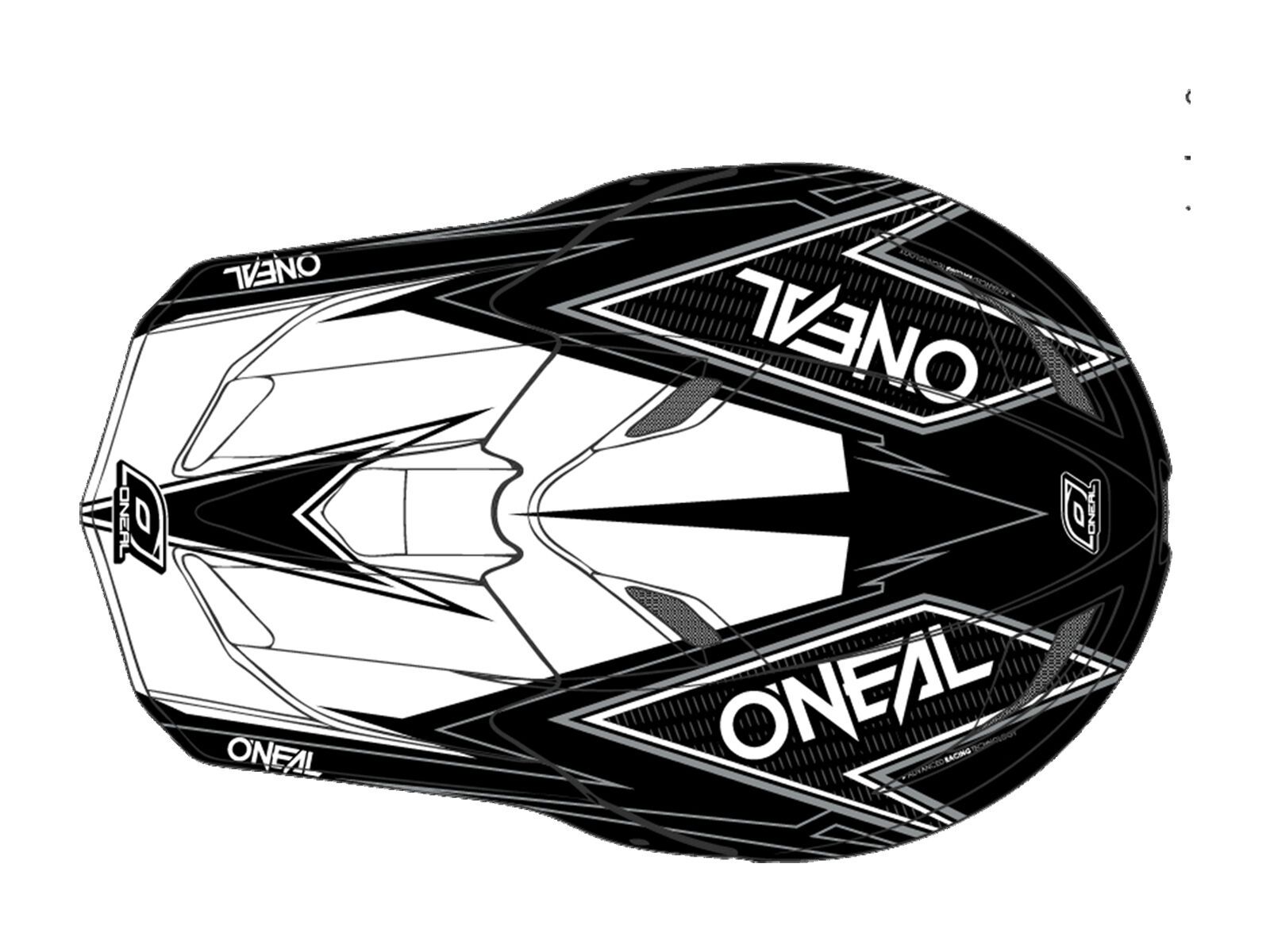 ONeal Fury RL Helmet Fuel, black/white - Bild 3