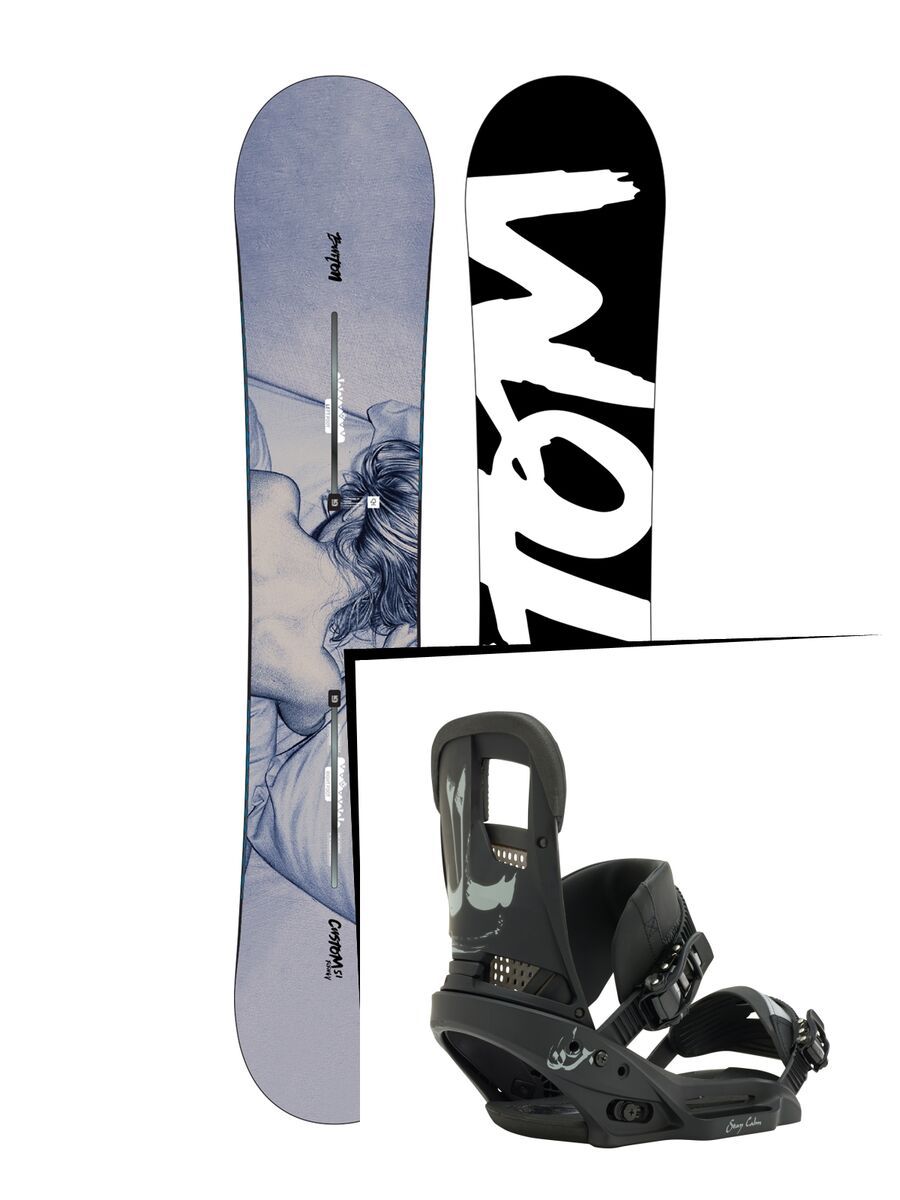Burton Set: Custom Twin Flying V 2016 + Burton Stay Calm EST - Bild 1