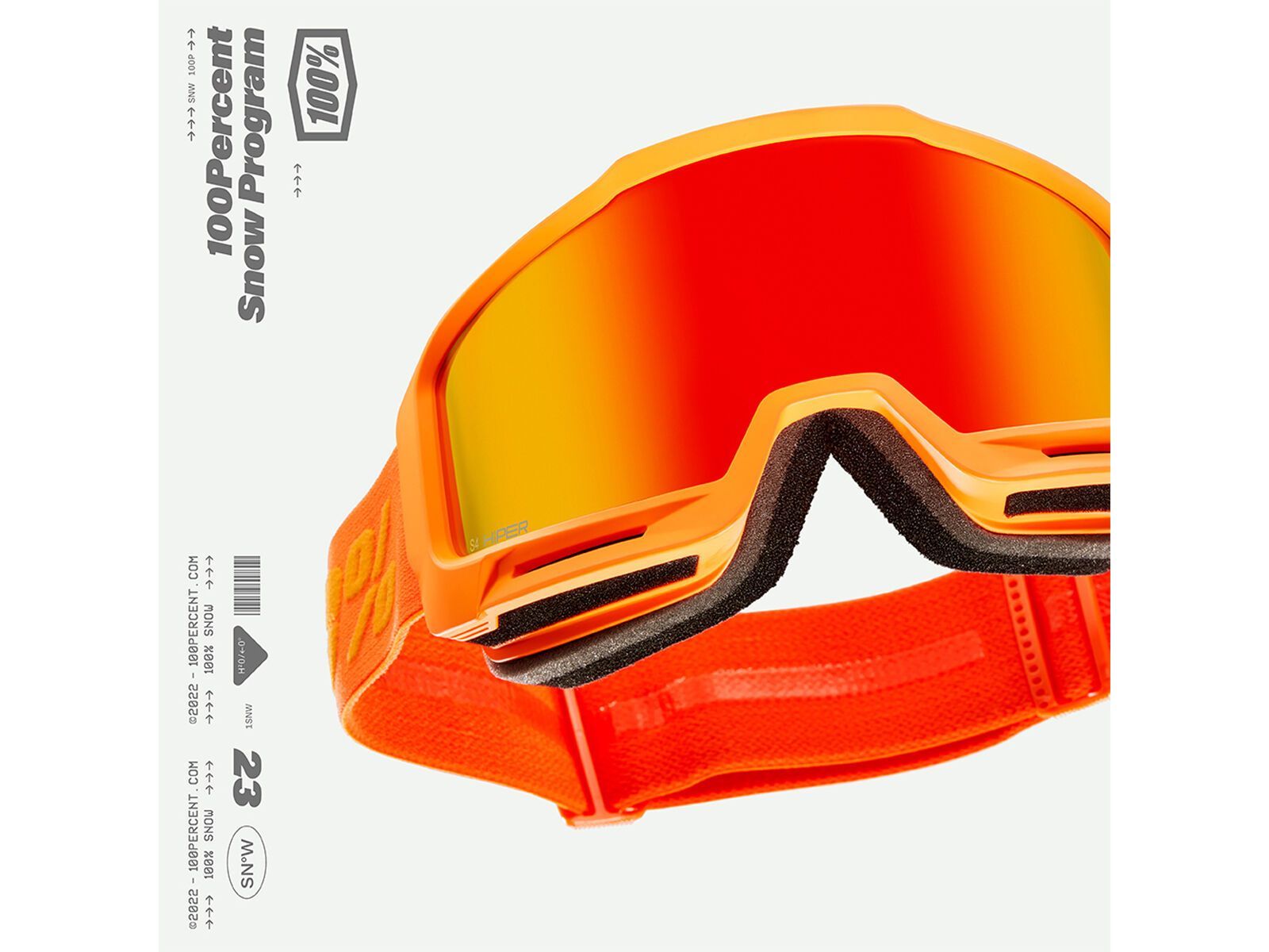 100% Okan - HiPER Vermillion w/Red ML Mi, essential fluo orange - Bild 6