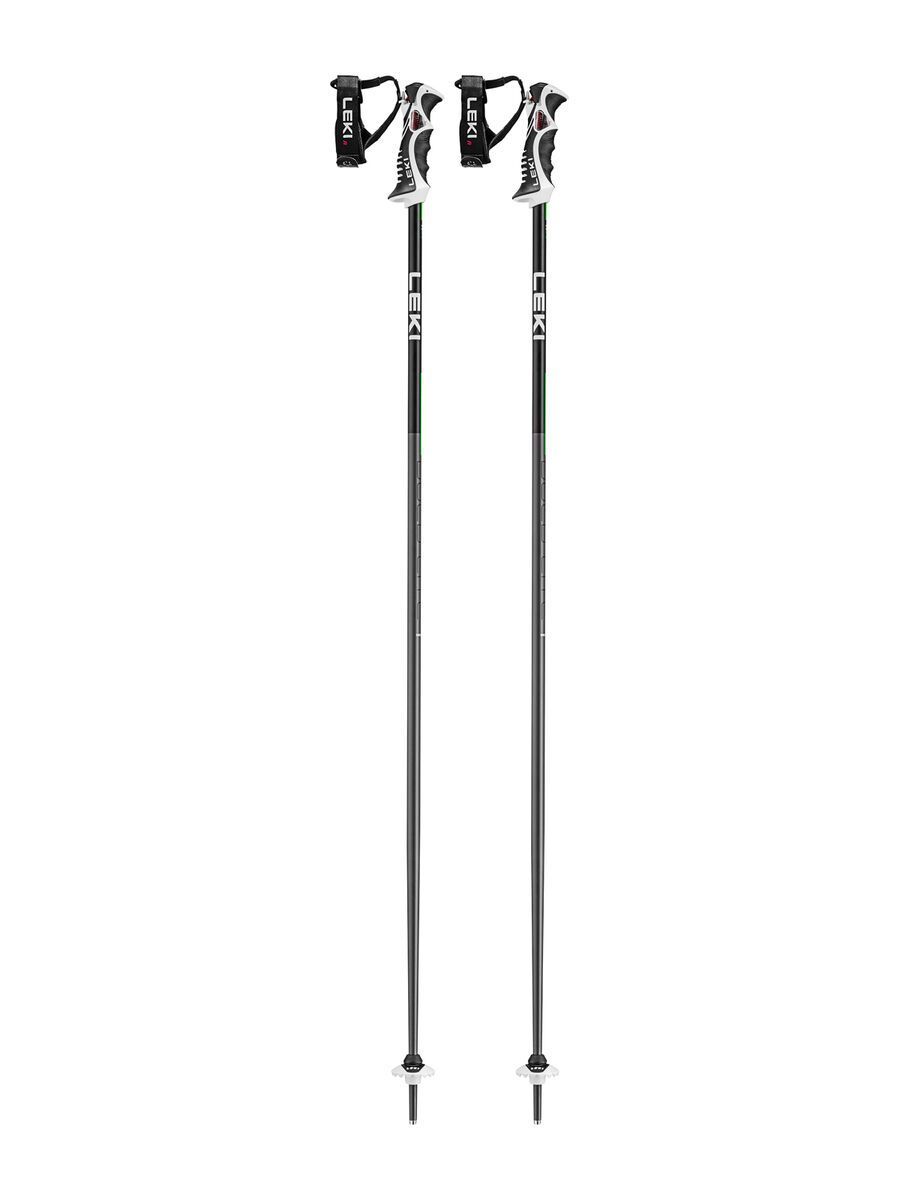 Leki Bold Lite S dark anthracite/black/neongreen 135 cm 65367432135