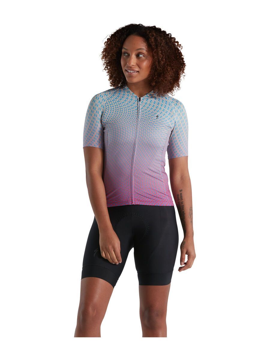Specialized Women's SL Bicycledelics Jersey, ice papaya/pro blue - Bild 1