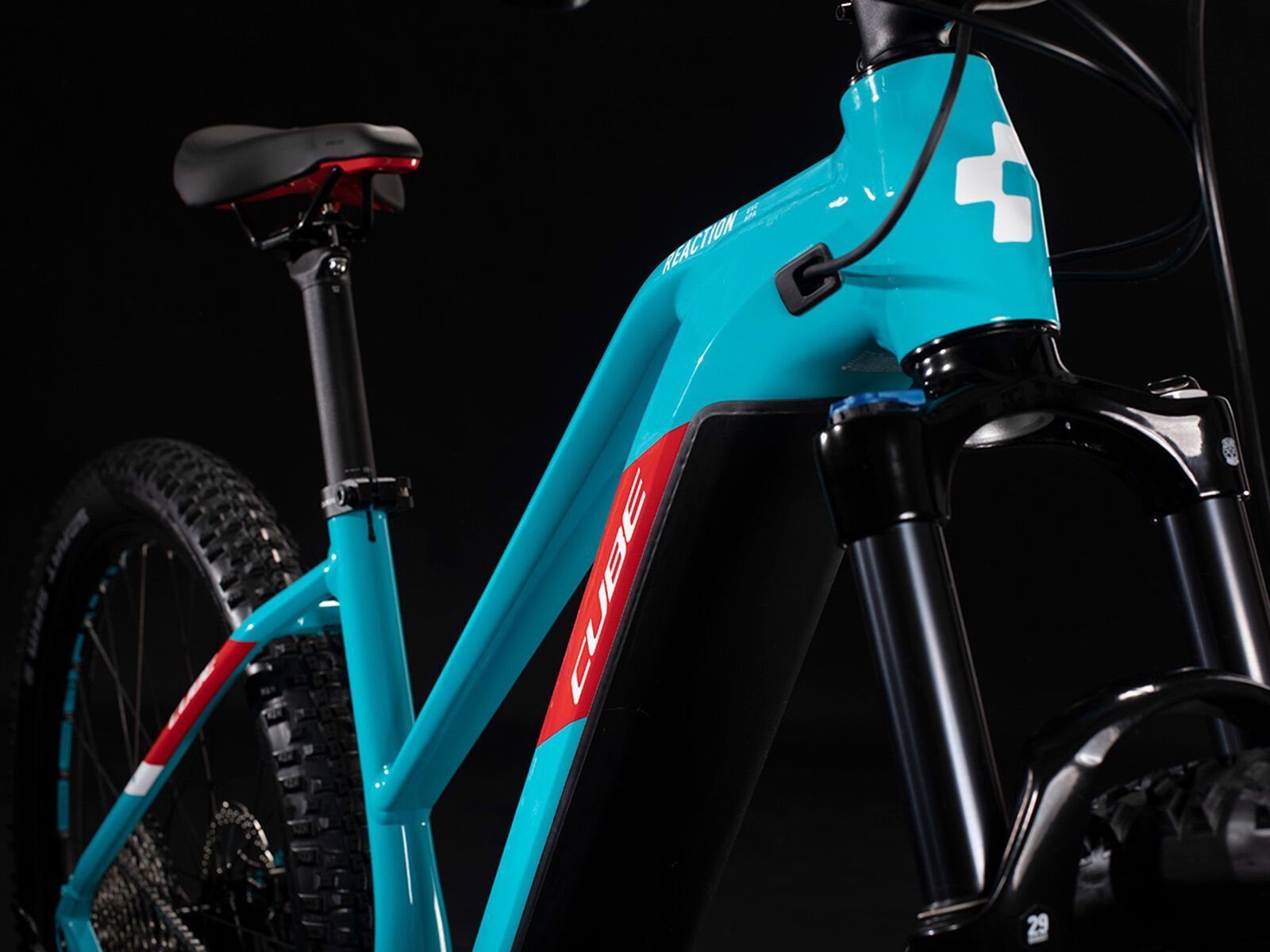 Cube Reaction Hybrid EXC 500 29 Trapeze, petrol´n´red - Bild 2