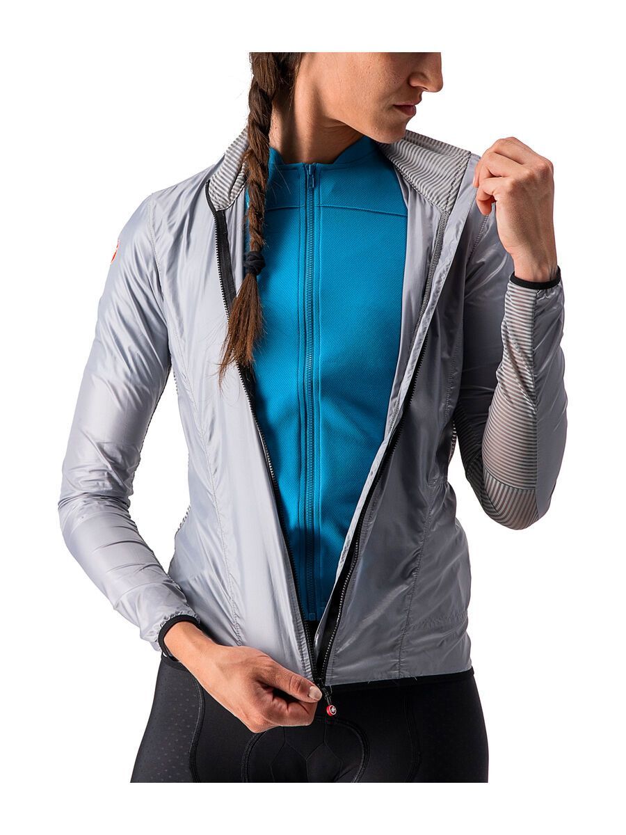 Castelli Aria Shell W Jacket, silver gray - Bild 4