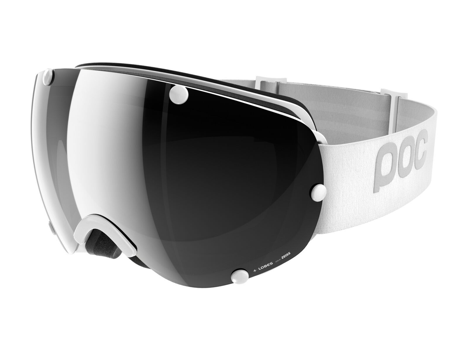 POC Lobes, hydrogen white/Lens: bronze silver mirror - Bild 1