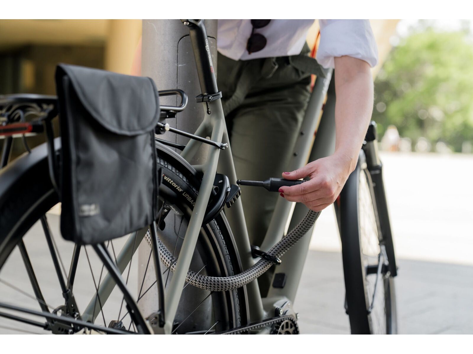 Tex-Lock Fahrradschloss-Tasche, black - Bild 2