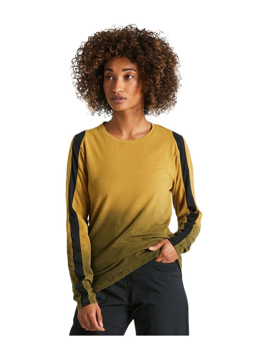 Specialized Women's Trail Long Sleeve Jersey, harvest gold spray - Bild 1
