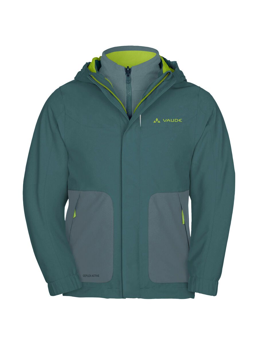 Vaude Kids Campfire 3in1 Jacket IV, eucalyptus - Bild 1