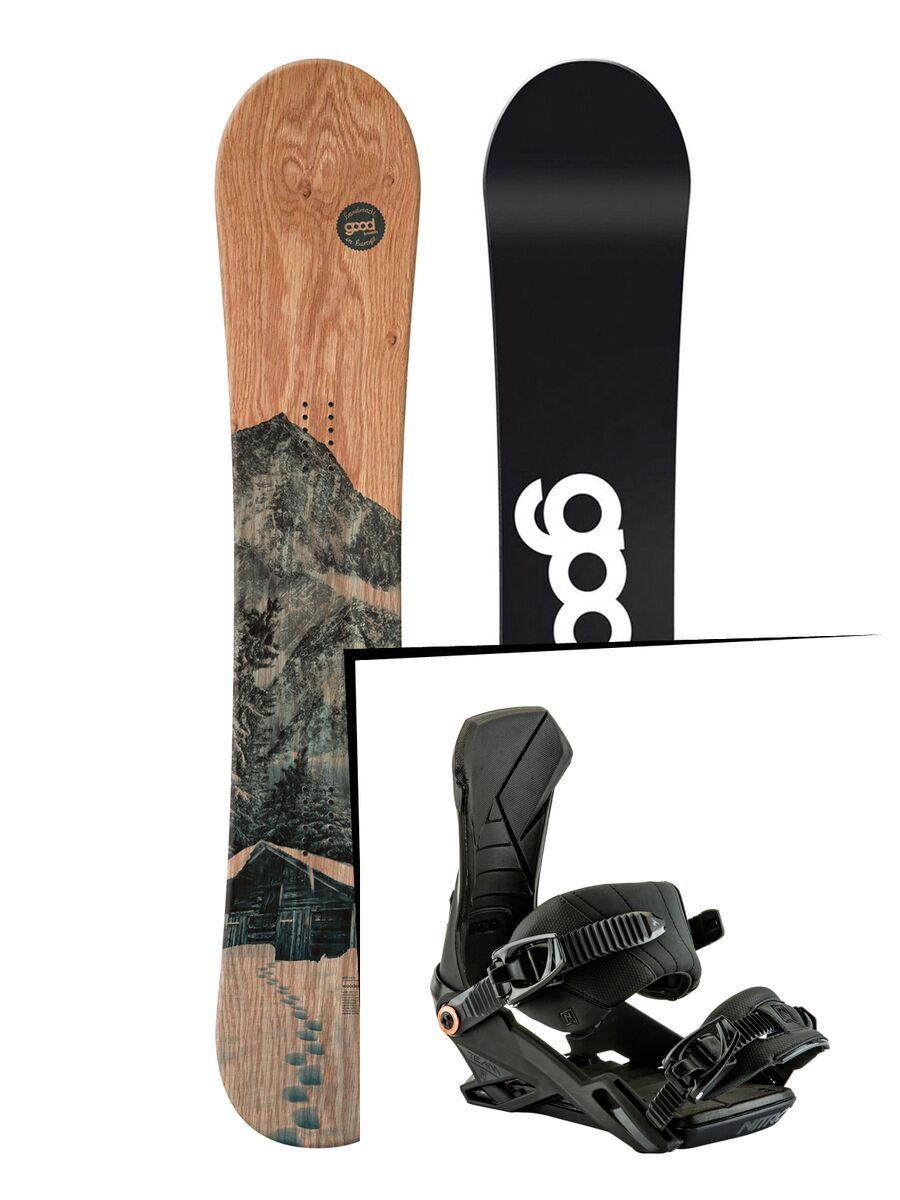 Set: goodboards Wooden 2017 + Nitro Team (1691157S) - Bild 1