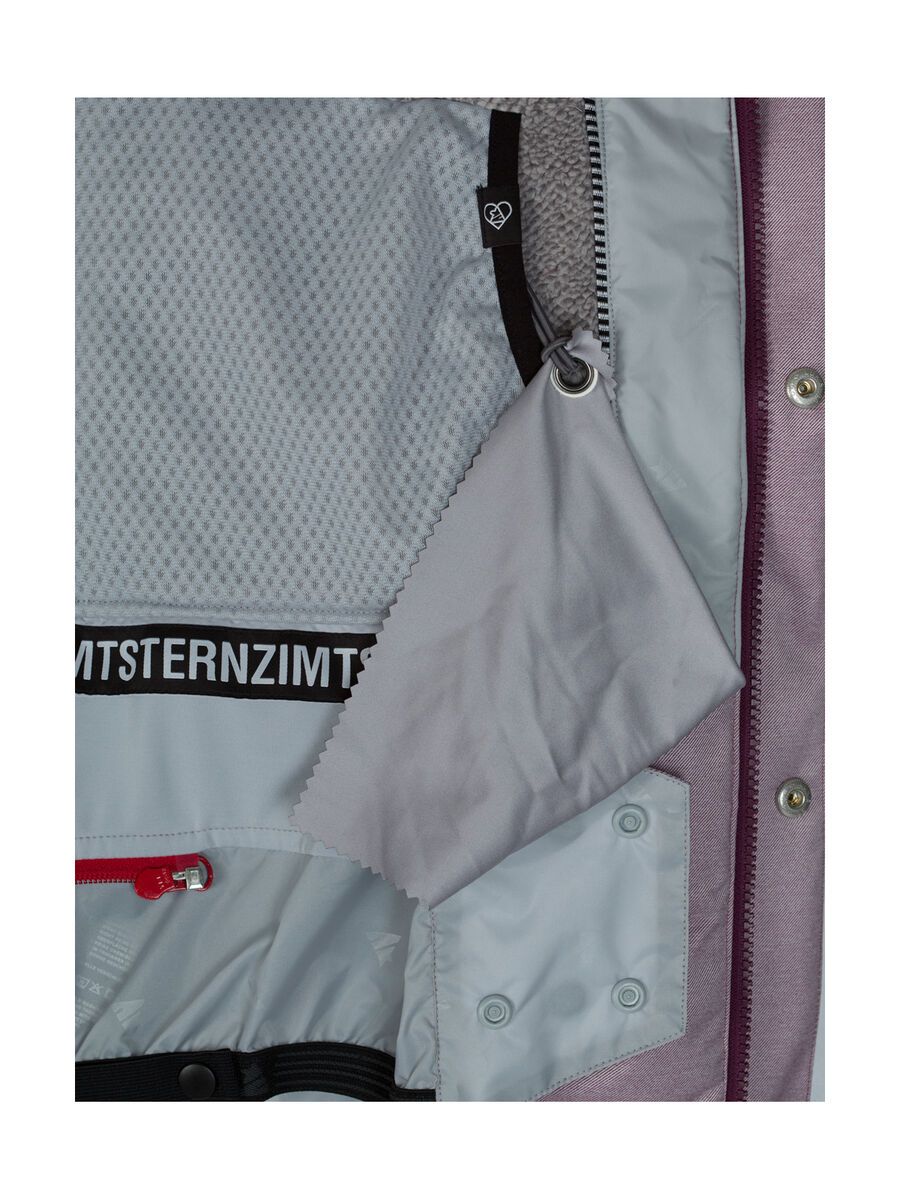 Zimtstern Zarin Snow Jacket, light grey twotone - Bild 4