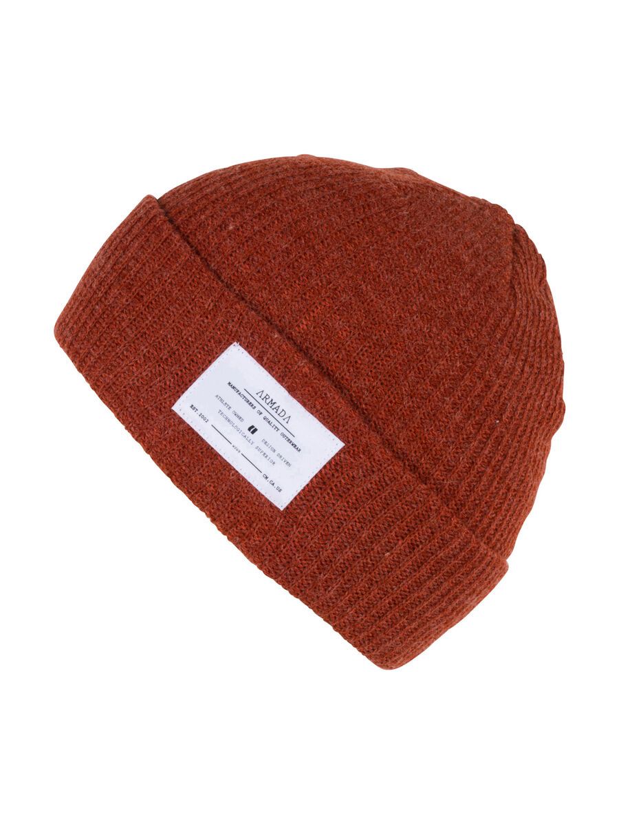 Armada Oarsman Beanie, heather rust - Bild 1