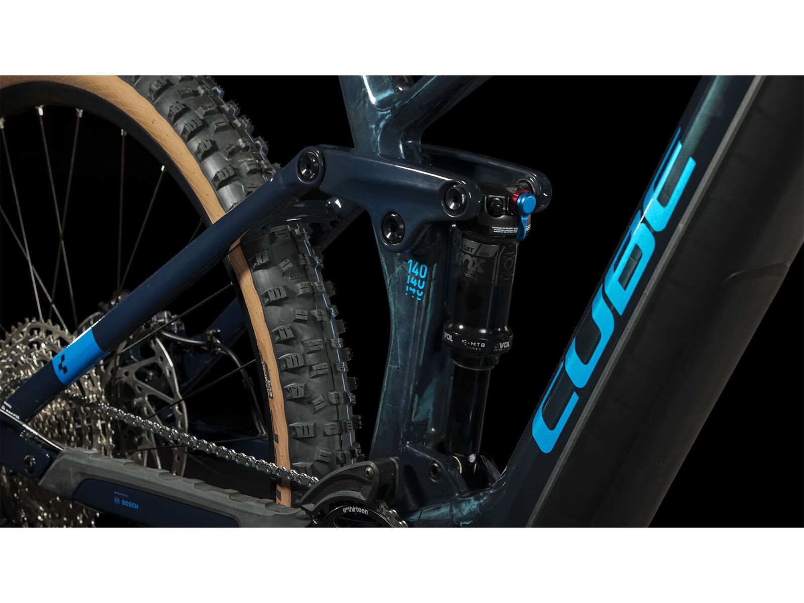 Cube Stereo Hybrid 140 HPC SLX 750 29, liquidblue´n´blue - Bild 5