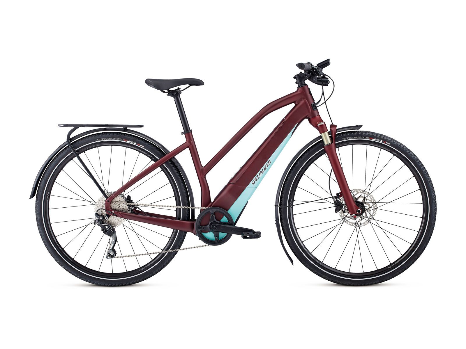 Specialized Women’s Turbo Vado 3.0, satin maroon/light turquoise - Bild 1