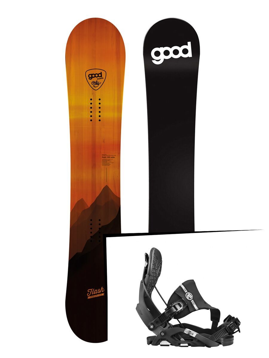 Set: goodboards Flash Long 2017 + Flow Nexus Hybrid (1718375S) - Bild 1