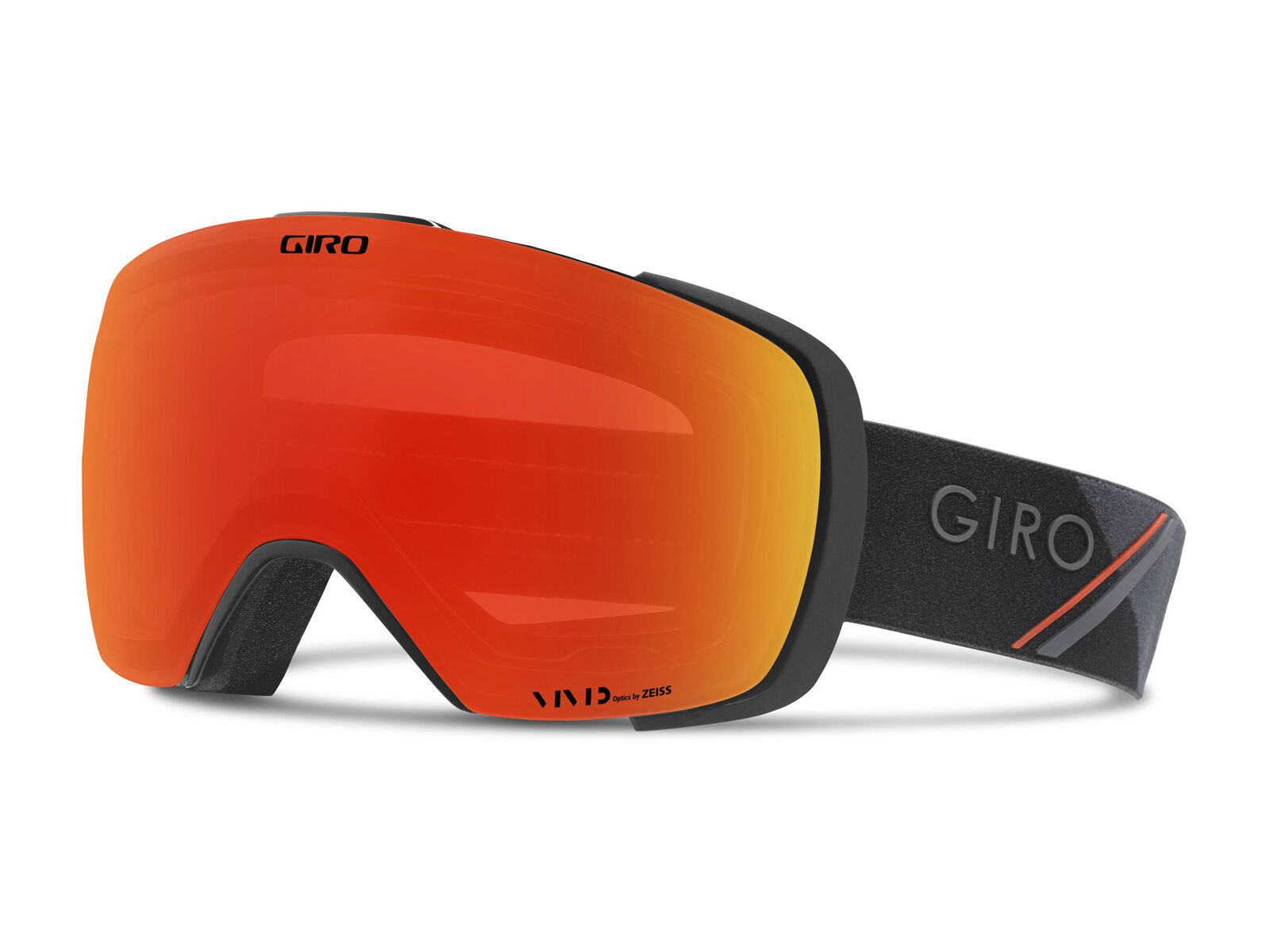 Giro Contact inkl. WS, black/red sporttech/Lens: vivid ember - Bild 1