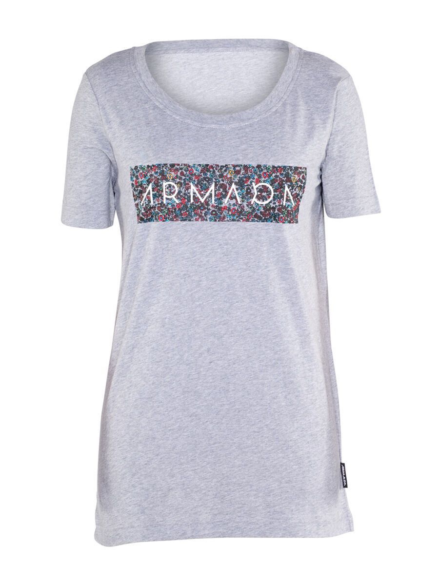 Armada Floral Tee, heather grey - Bild 1