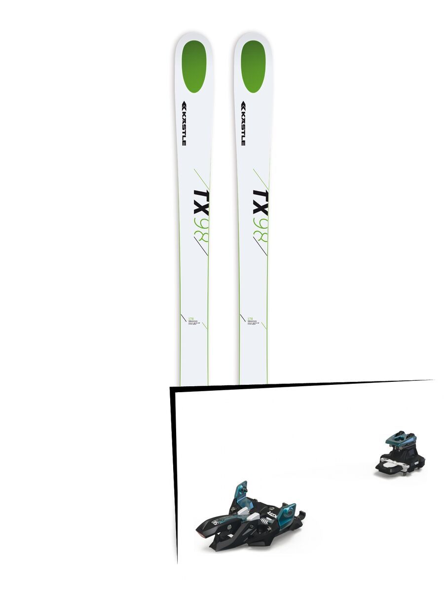 Set: Kästle TX98 2018 + Marker Alpinist 9 black/turquoise - Bild 1