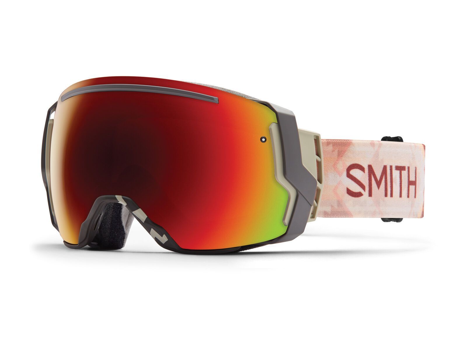 Smith I/O 7 + Spare Lens, lago lasso/red sol-x mirror - Bild 1