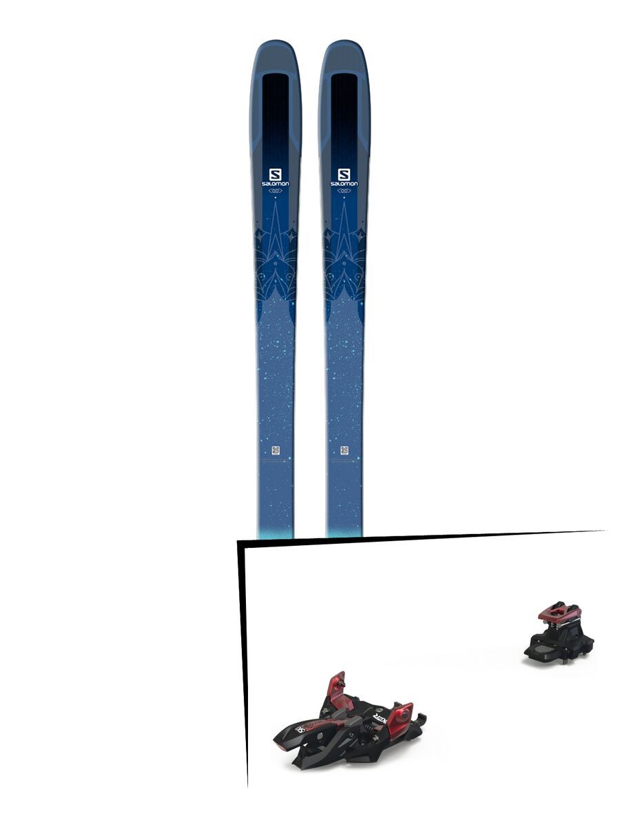 Set: Salomon QST Lux 92 2018 + Marker Alpinist 12 (2319300) - Bild 1