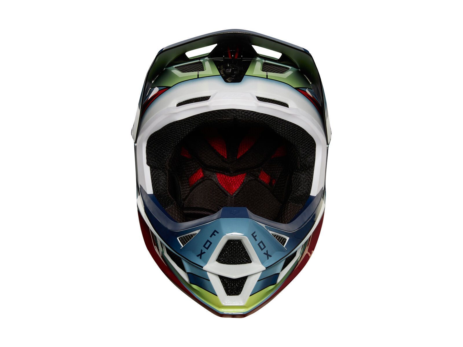 Fox Rampage Pro Carbon Kustom, white/red/black - Bild 3