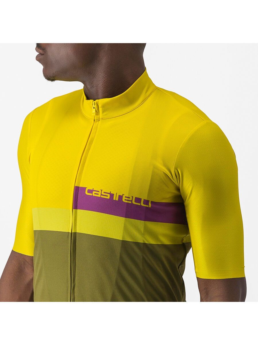 Castelli A Blocco Jersey, passion fruit/amethist-green a - Bild 5