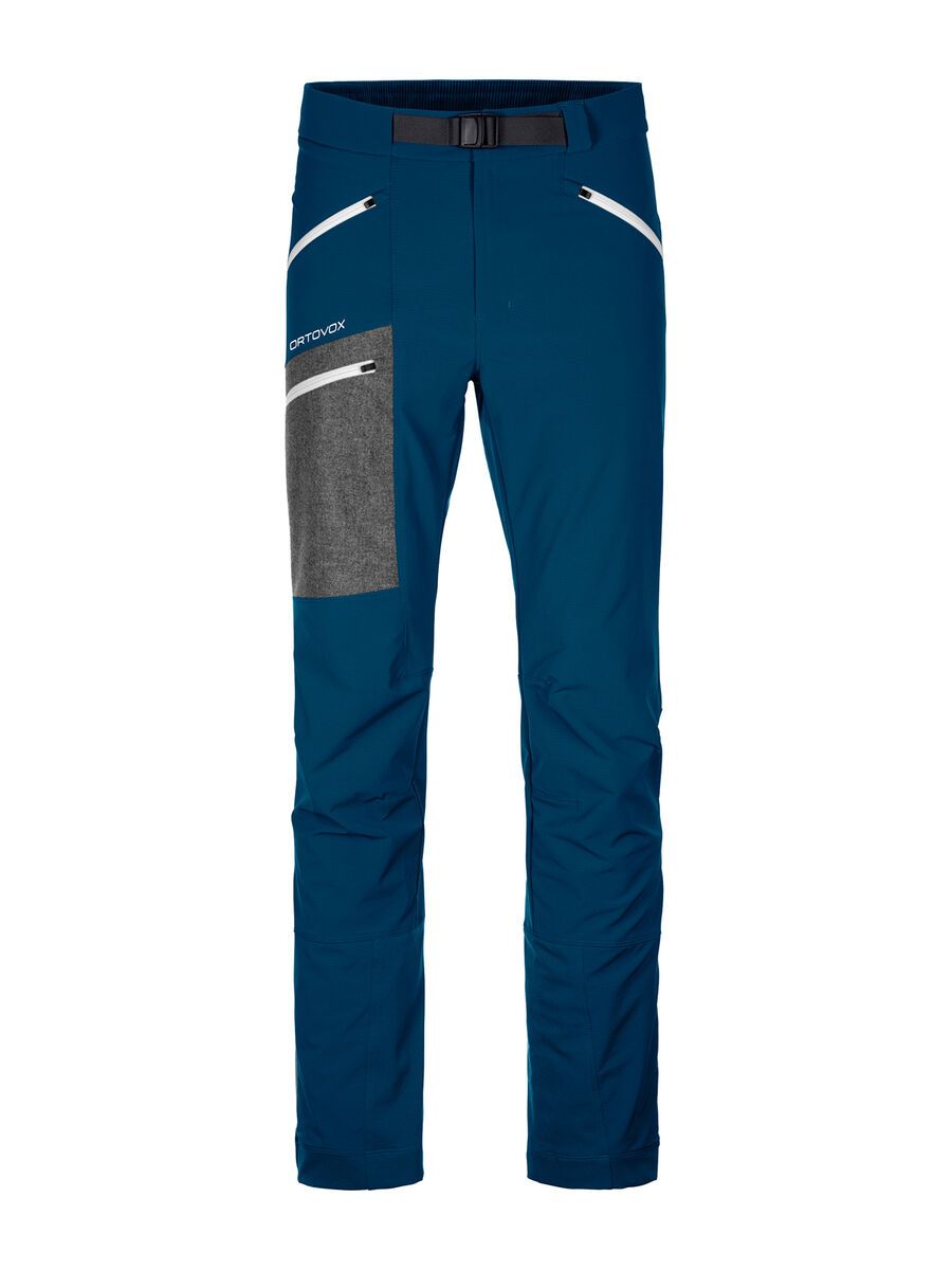 Ortovox Merino Airsolation Cevedale Pants M, petrol blue - Bild 1