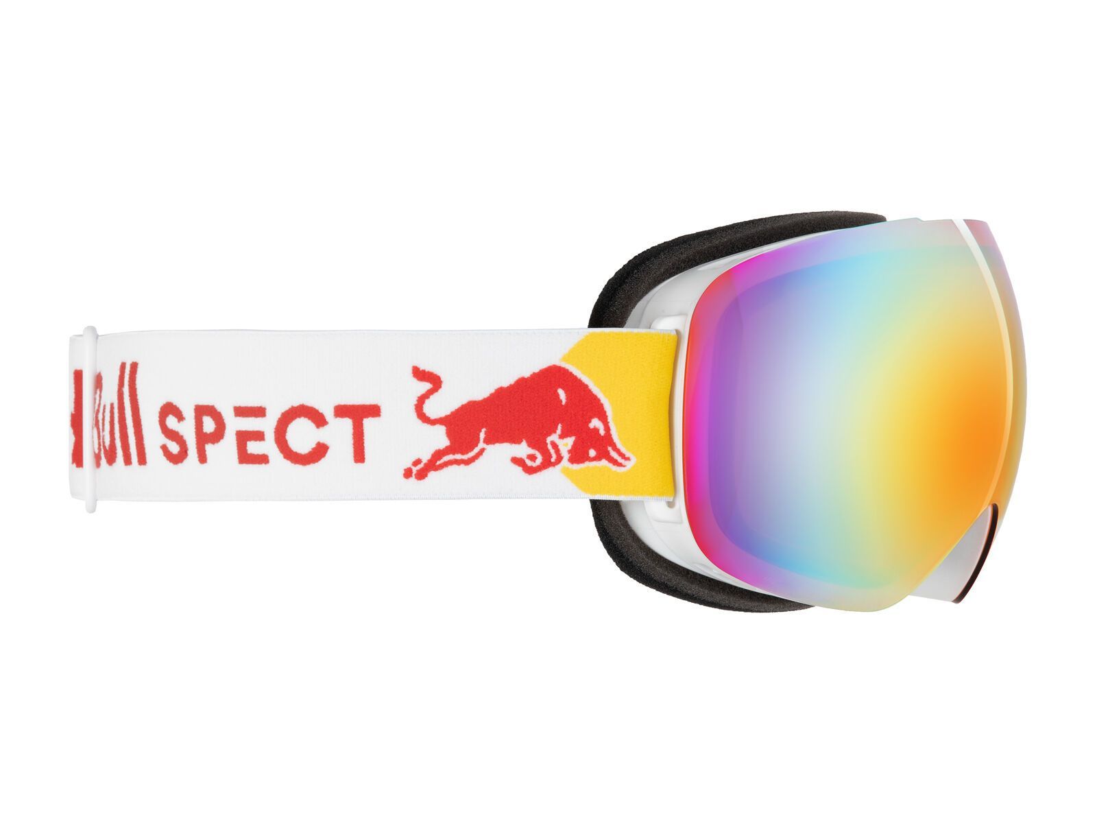 Red Bull Spect Eyewear Bent, Orange-Red Mirror / matt white - Bild 1
