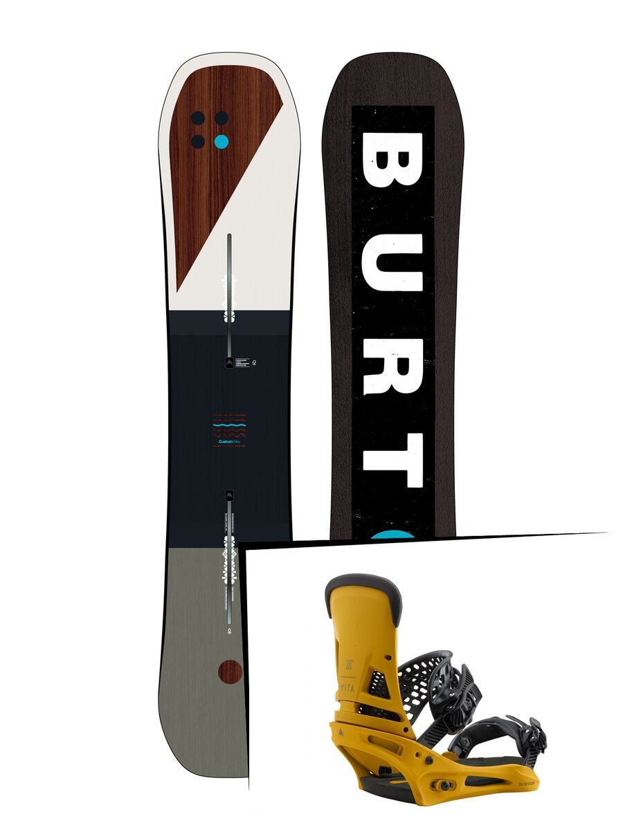 Set: Burton Custom Flying V 2019 +  Malavita (2218360S) - Bild 1