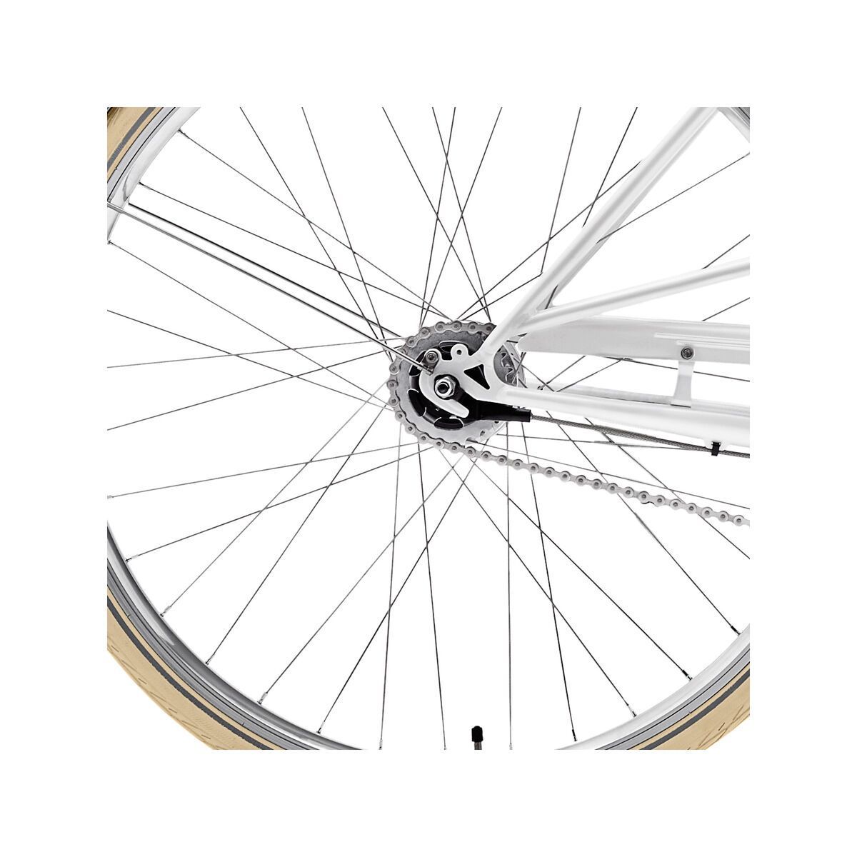 Creme Cycles Caferacer Lady Solo, 7 Speed, white - Bild 4