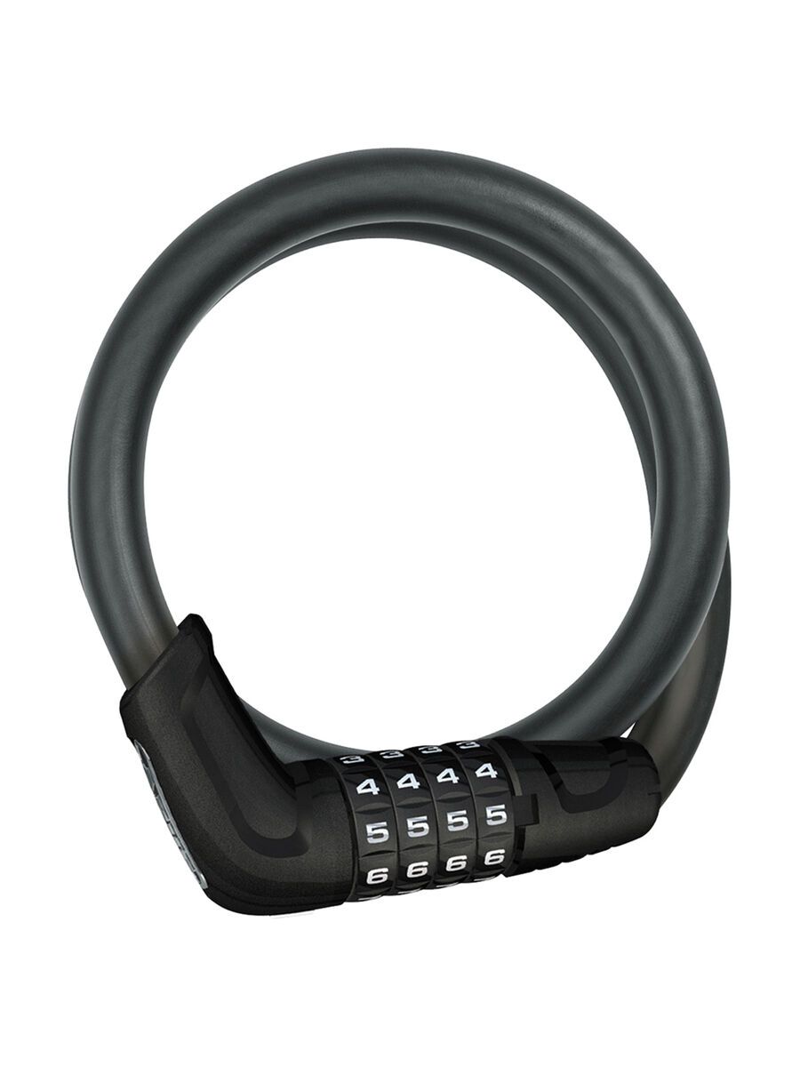 Abus Numerino 5412C inkl. Halterung, black - Bild 1
