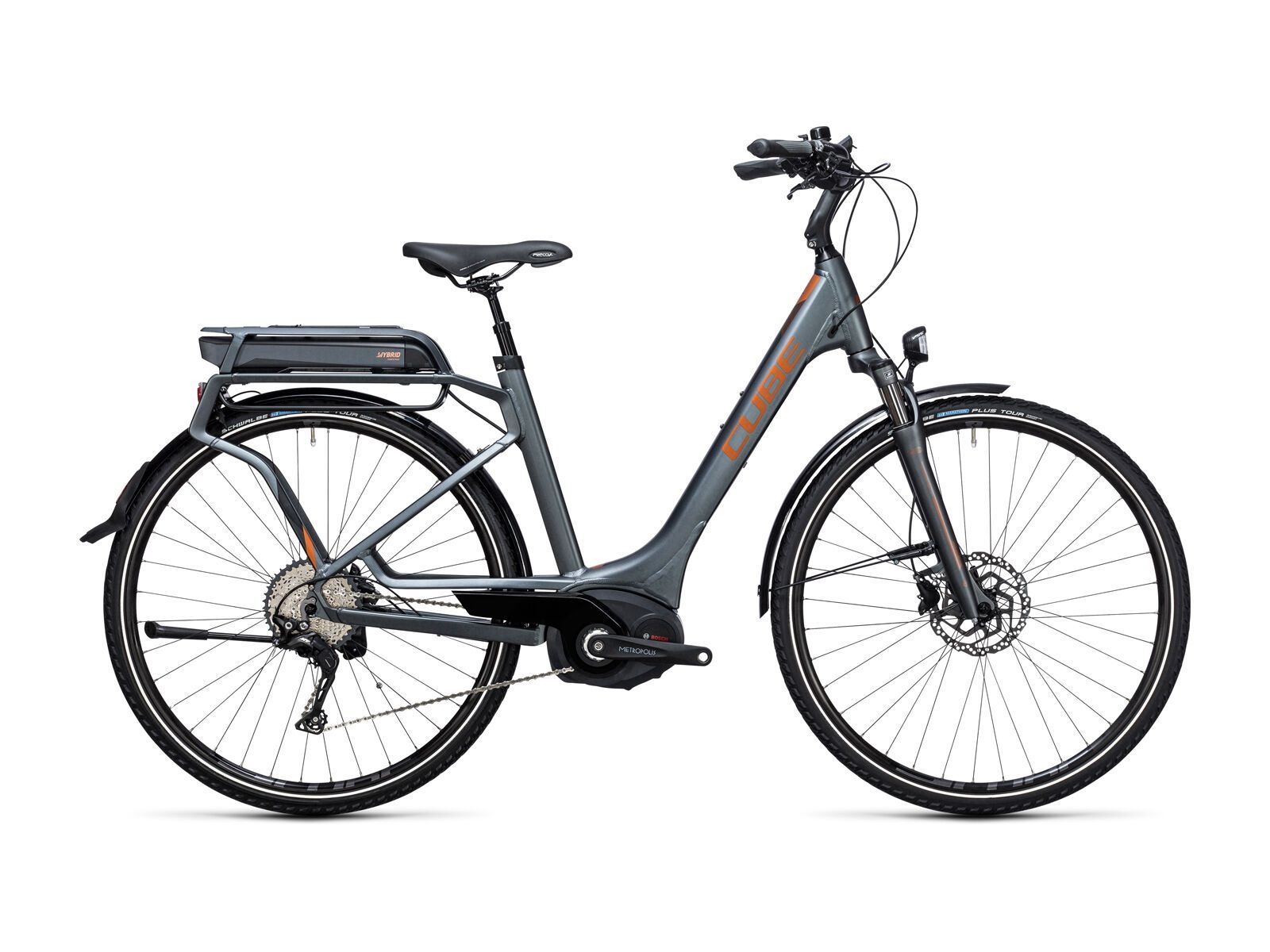 Cube Touring Hybrid EXC 400 Easy Entry, grey´n´copper - Bild 1